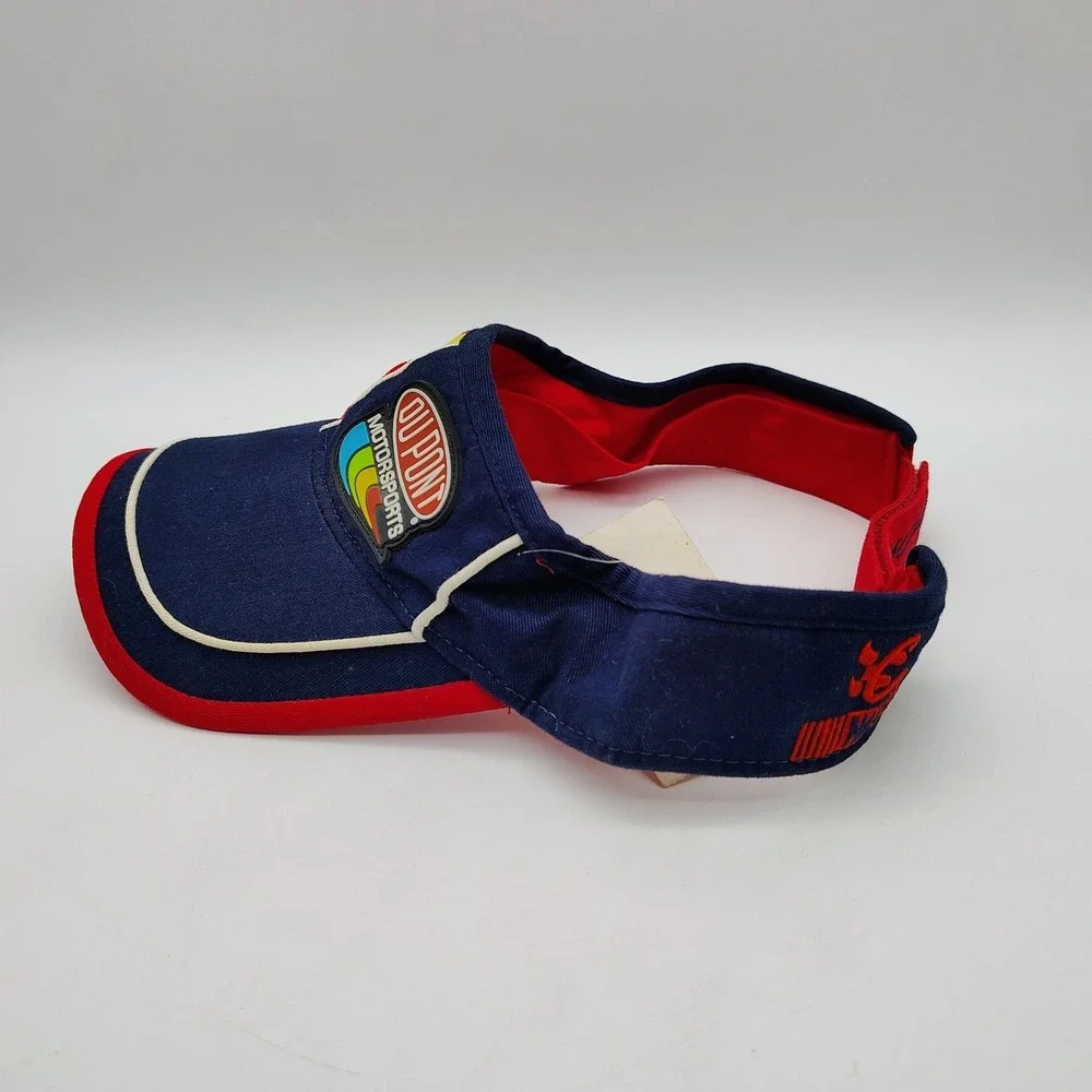 Chase Authentics Jeff Gordon #24 Visor Nascar Racing Cap Hat Adjustable Navy